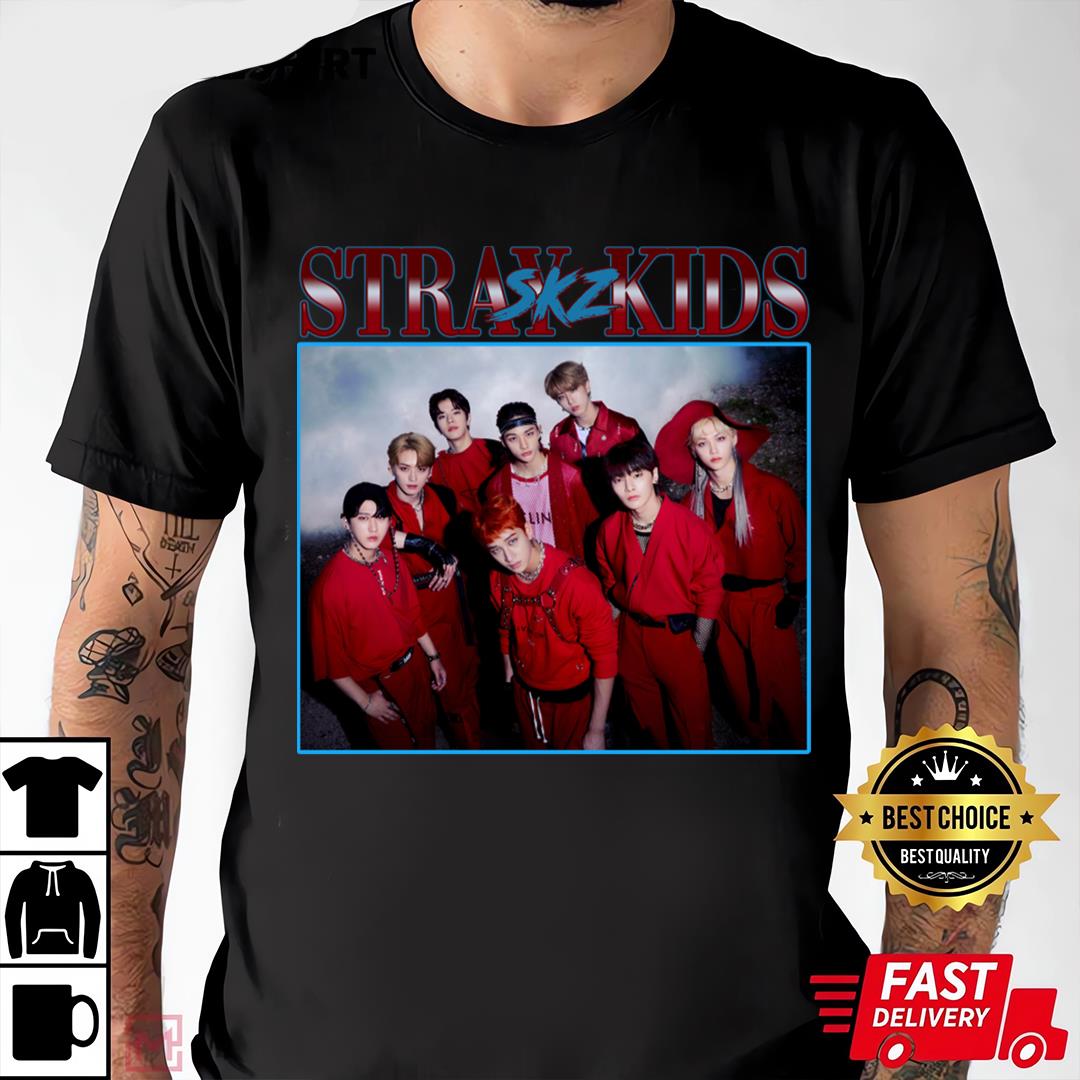 Stray Kids Skz Retro Vintage 90s T-shirt