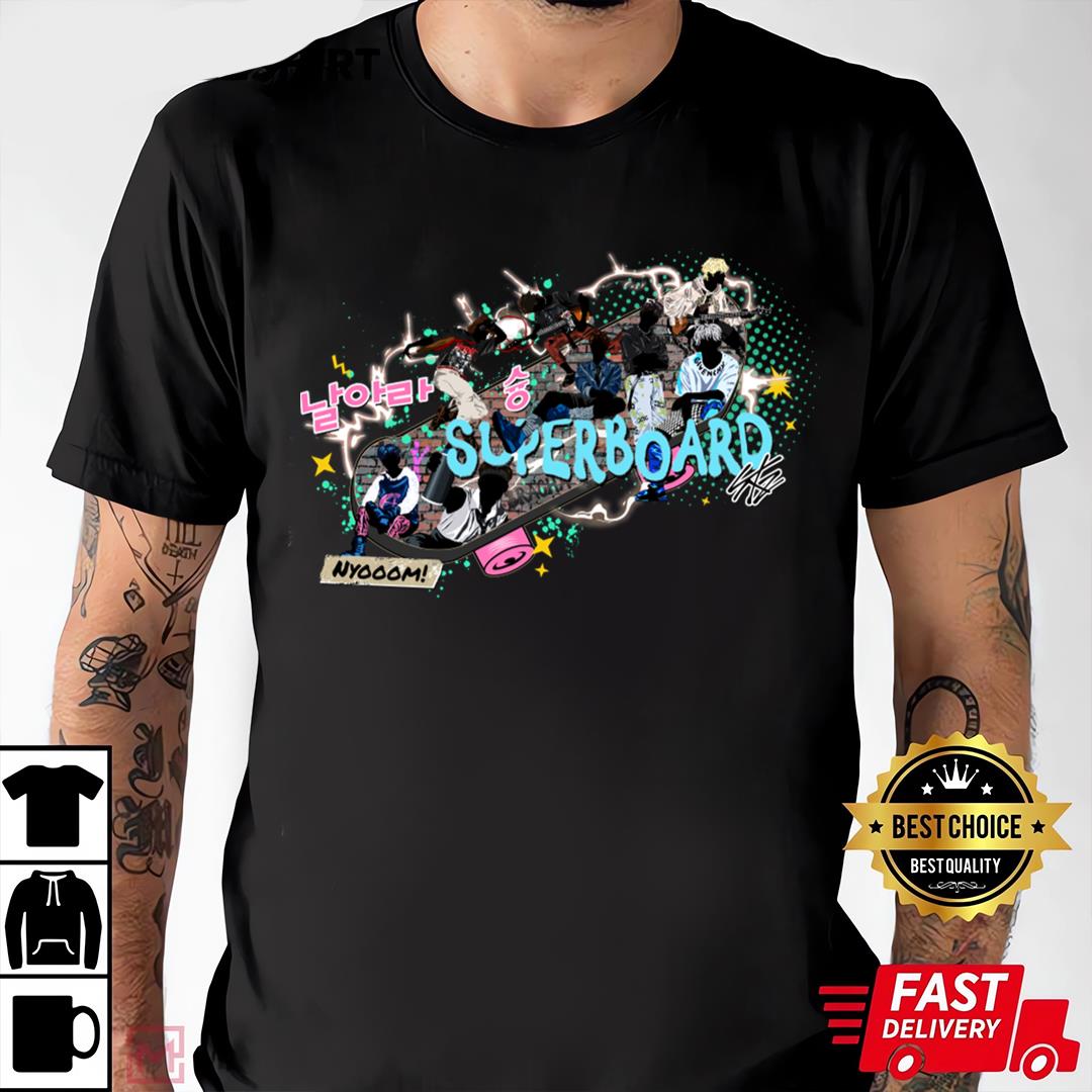 Stray Kids Super Board Kpop T-shirt