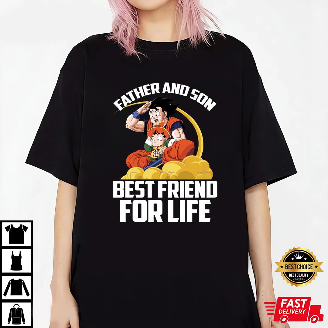 Super Saiyan Papa Shirt, Dragon Ball Z Daddy Shirt, Gifts For Dad, Father And Son Shirt