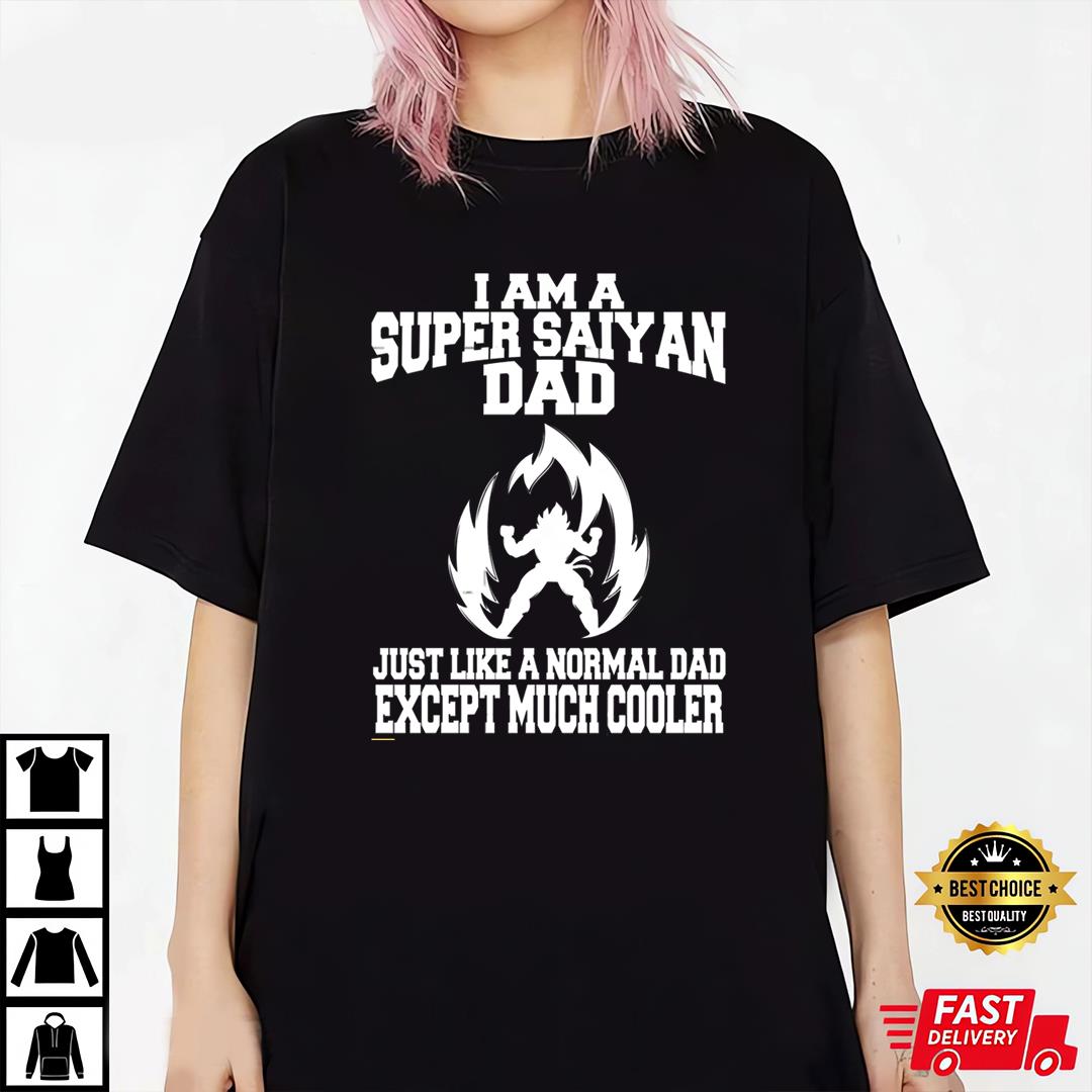 Super Saiyan Papa Shirt, Gifts For Dad, Super Saiyan Dad Shirt, Father_s Day Gifts