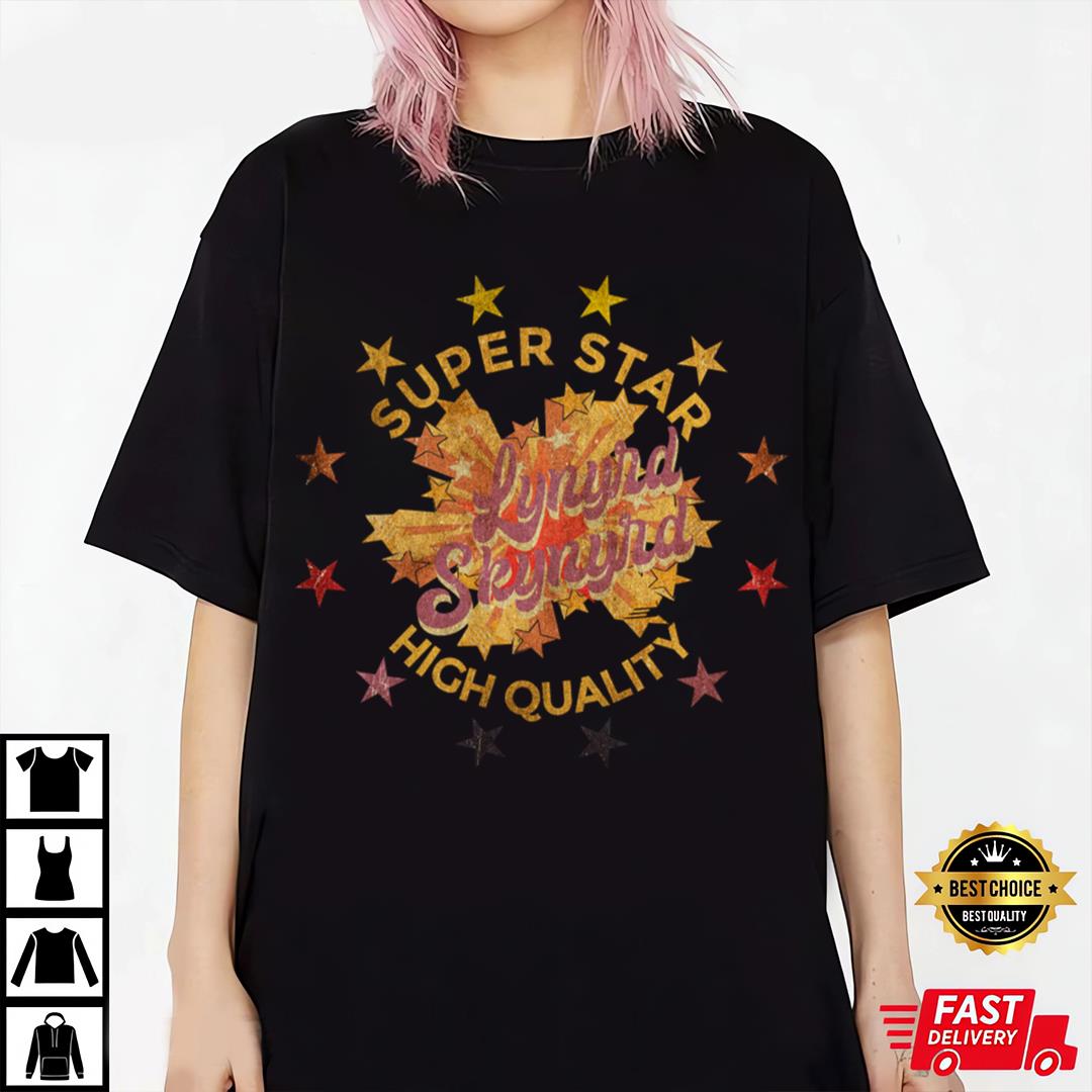 Super Star Lynyrd Skynyrd High Quality T-shirt