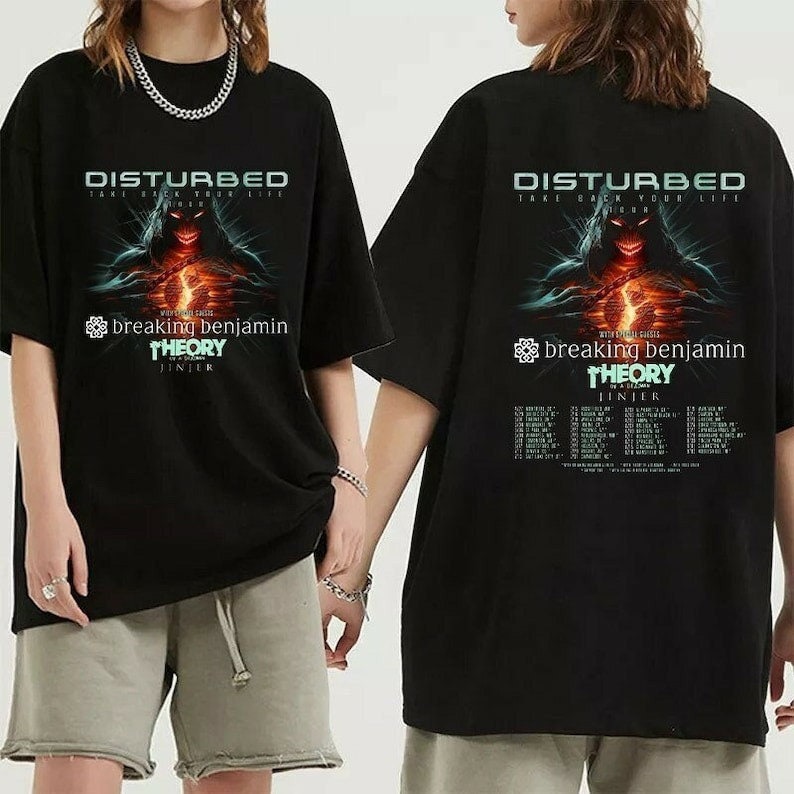 Take Back Your Life Tour Shirt, Disturbed World Tour 2023 Shirt, Disturbed Band Fan Shirt