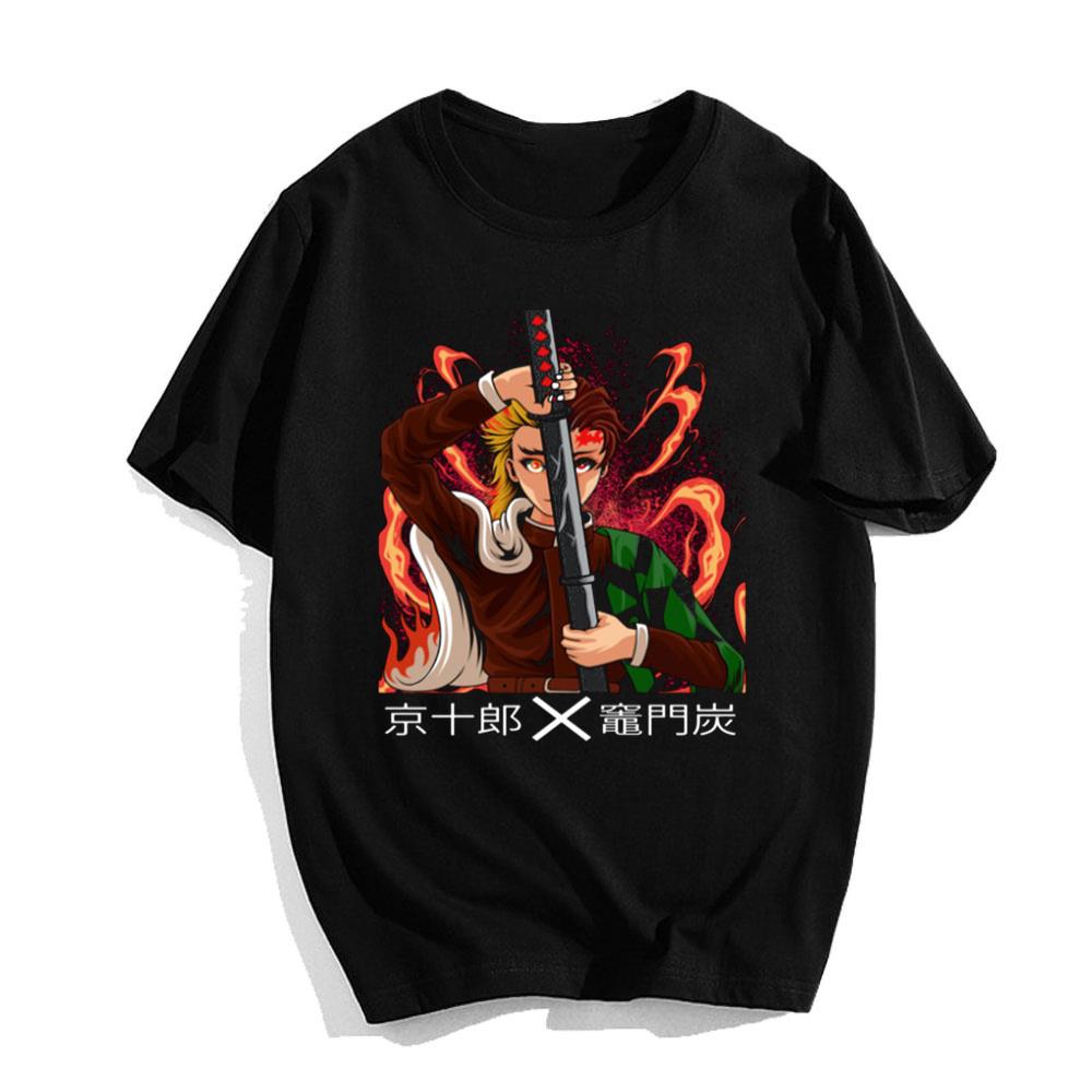 Tanjiro x Kyojuro Demon Slayer Kimetsu No Yaiba T-Shirt