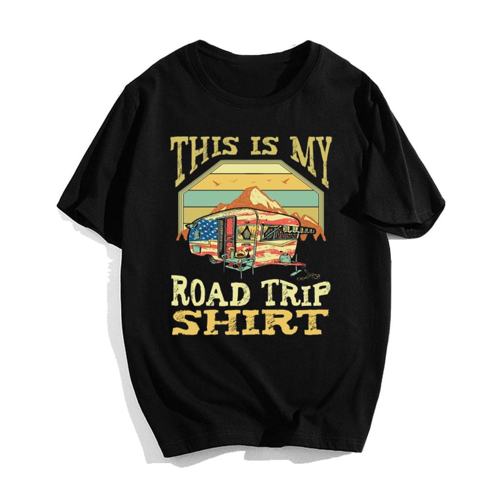 This Is My Road Trip T-Shirt Funny Camp Mountains Tee