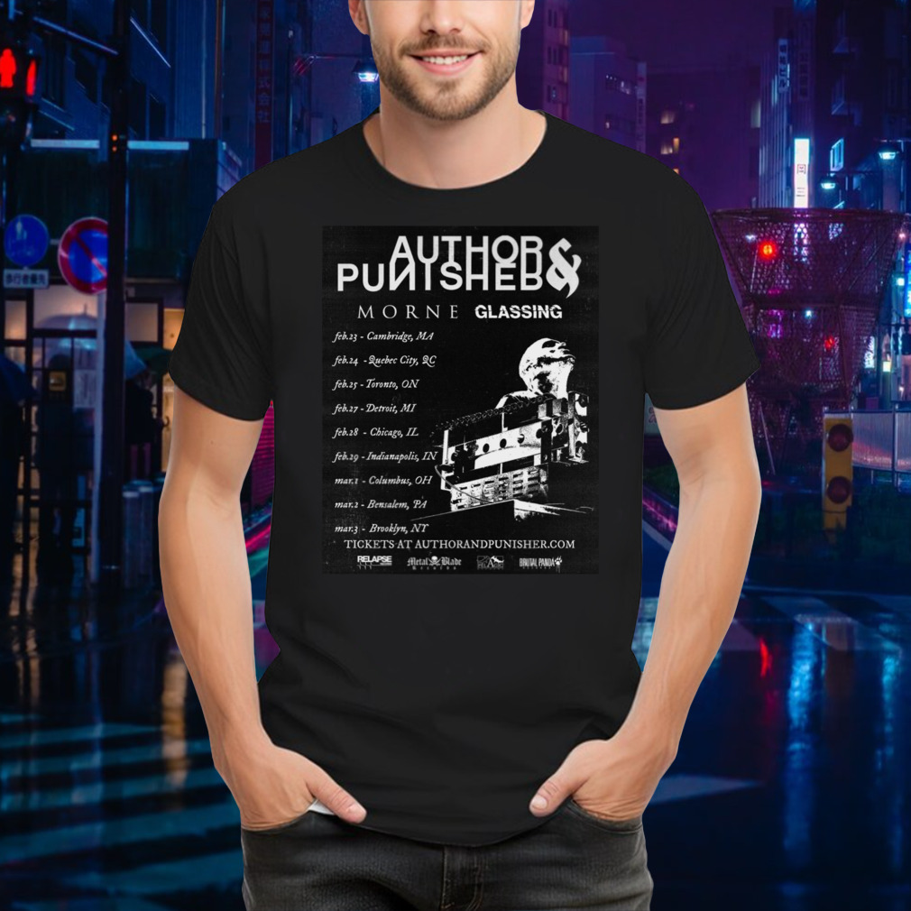 Author & Punisher Tour 2024 poster shirt