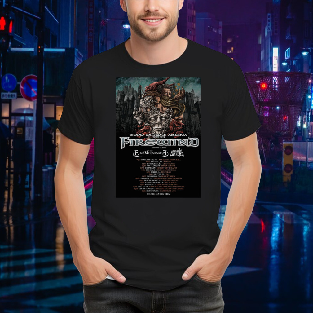 Firewind Tour 2024 poster shirt