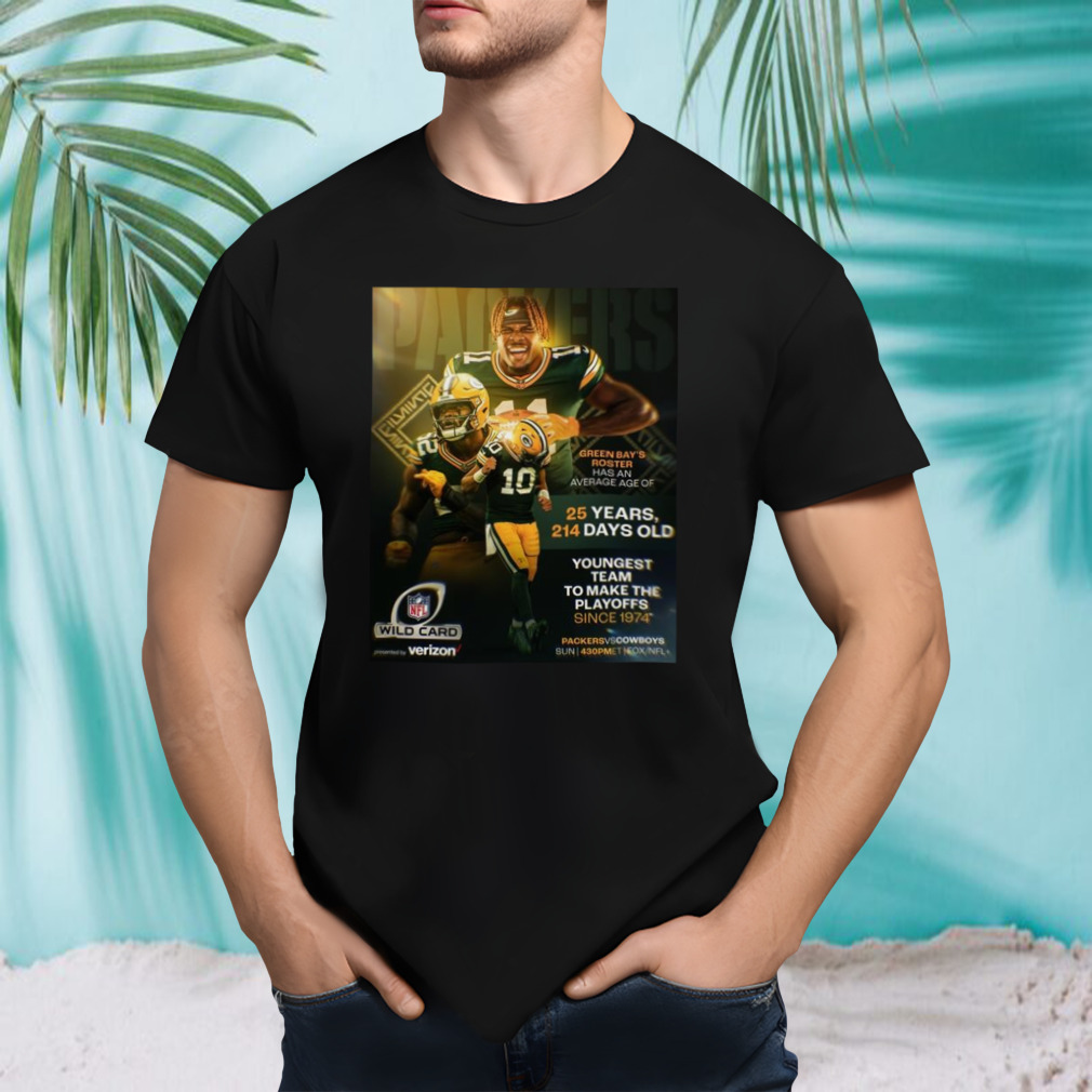 Green Bay Packers Are The Youngest Team To Make The NFL Playoffs Since 1974 T-Shirt