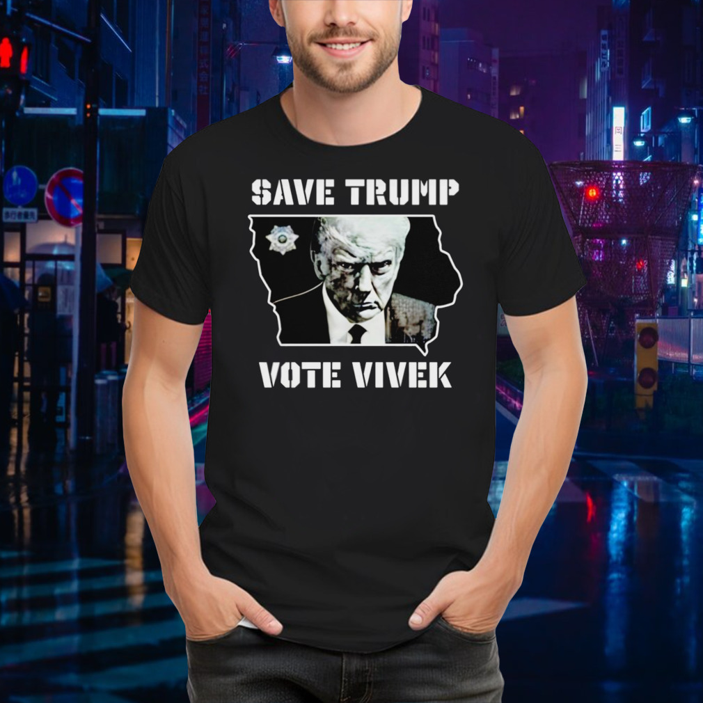 Save Trump Vote Vivek Iowa Map shirt