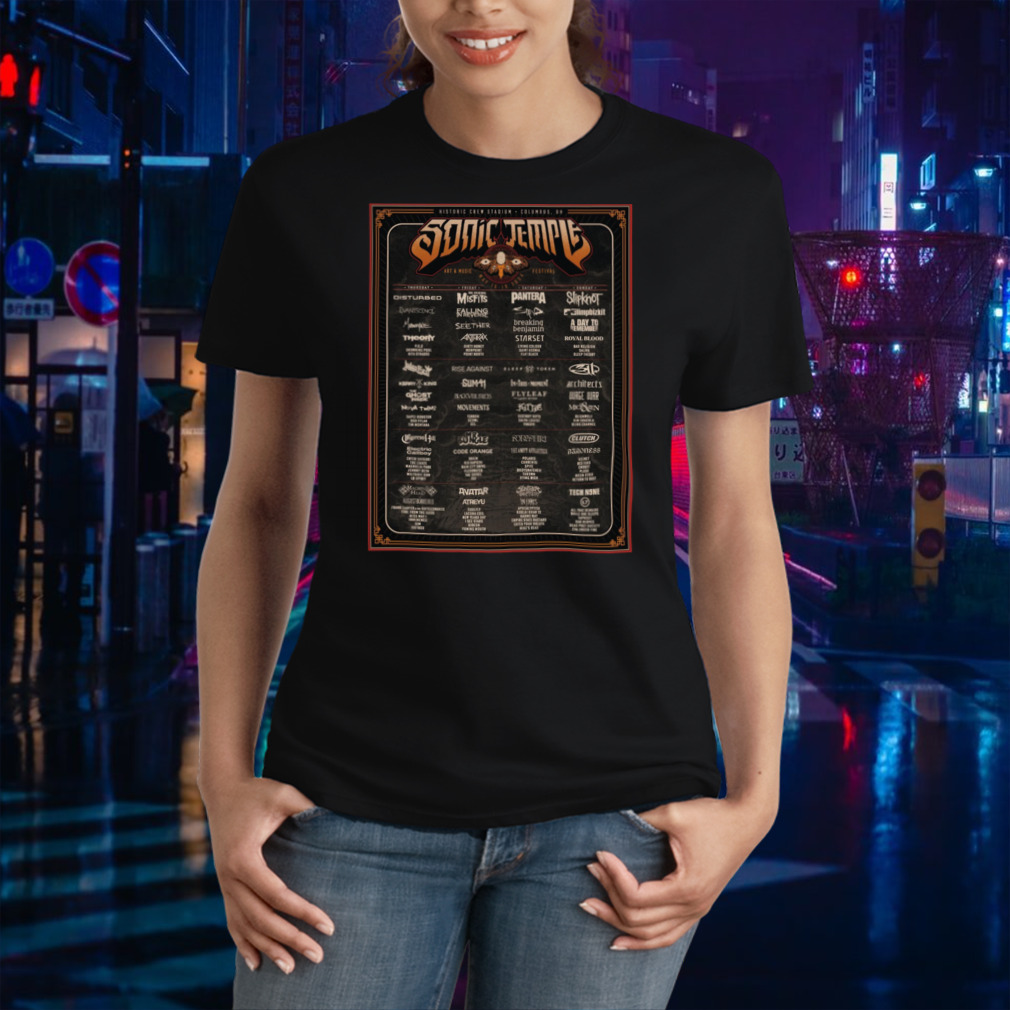 Sonic Temple 2024 poster shirt Trend Tee Shirts Store