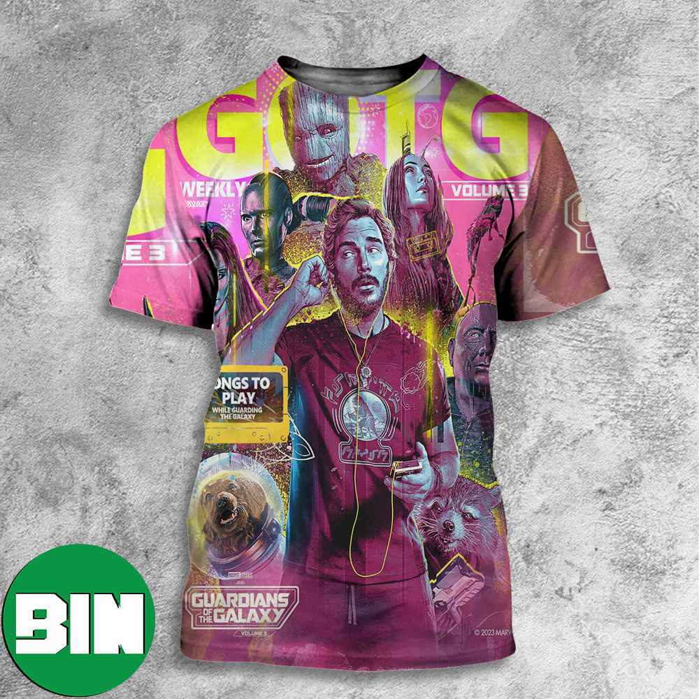 The Band Is Back Together Again For One Last Ride Guardians Of The Galaxy Volume 3 Marvel Studios All Over Print Shirt