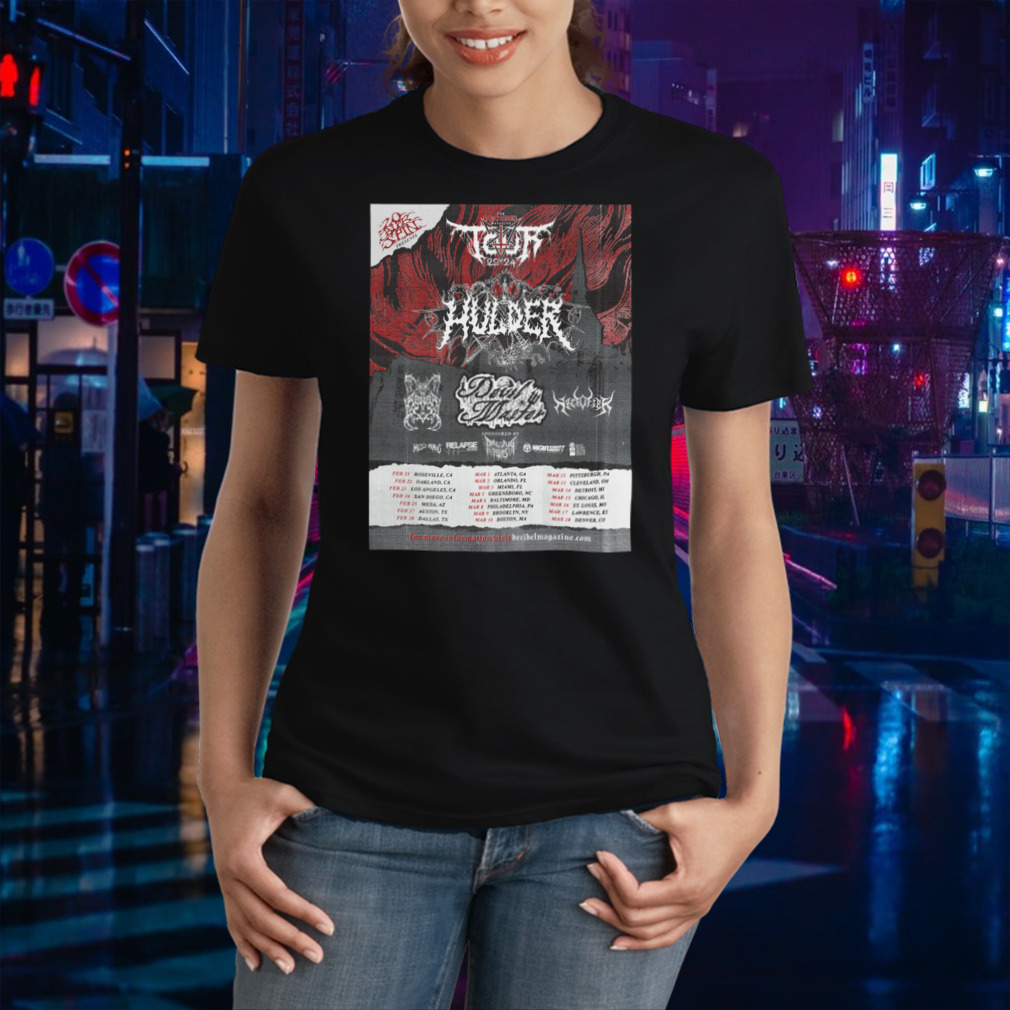 The Decibel Magazine Tour 2024 poster shirt - Trend Tee Shirts Store