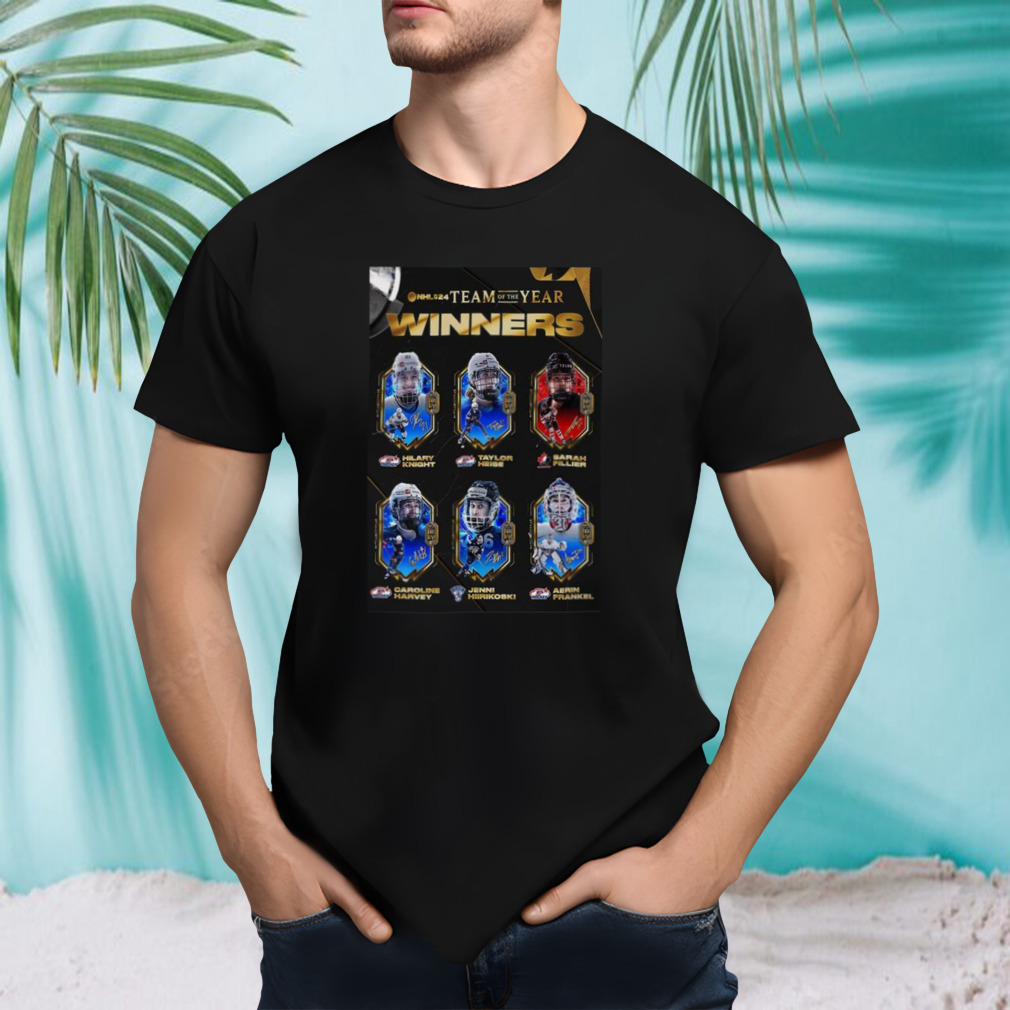 The Ea Sports Nhl 24 Womens Team Of The Year Winners T-shirt