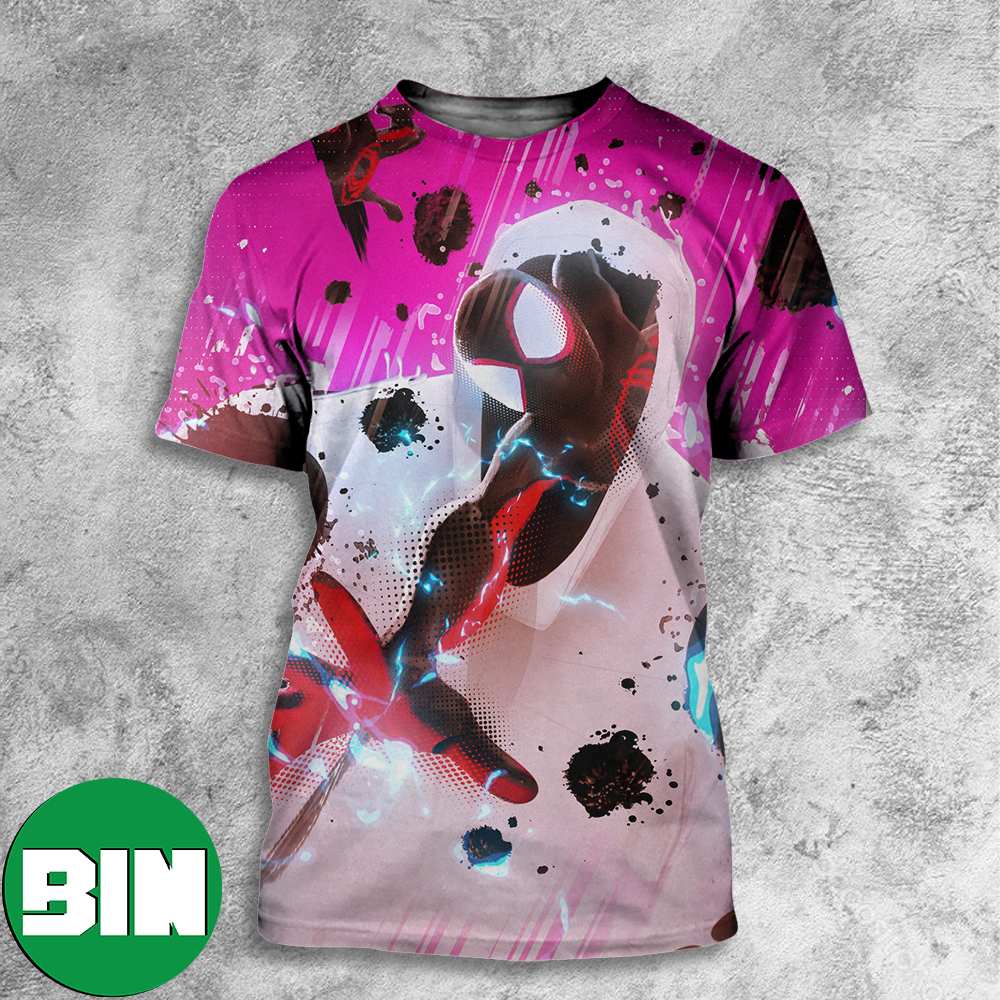 The Spot vs Miles Morales Spiderman Across The Spiderverse Marvel Studios All Over Print Shirt