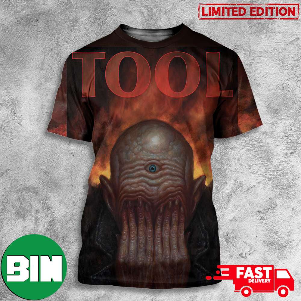 Tool We_re In Vancouver BC Tonight At Rogers Arena With Steel Beans Limited Merch Poster October 23 2023 All Over Print T-Shirt