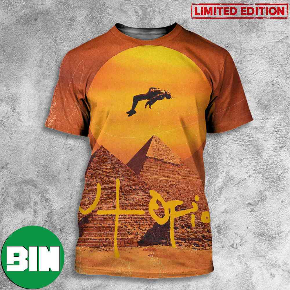 Travis Scott Utopia July 28 New Poster 3D T-Shirt