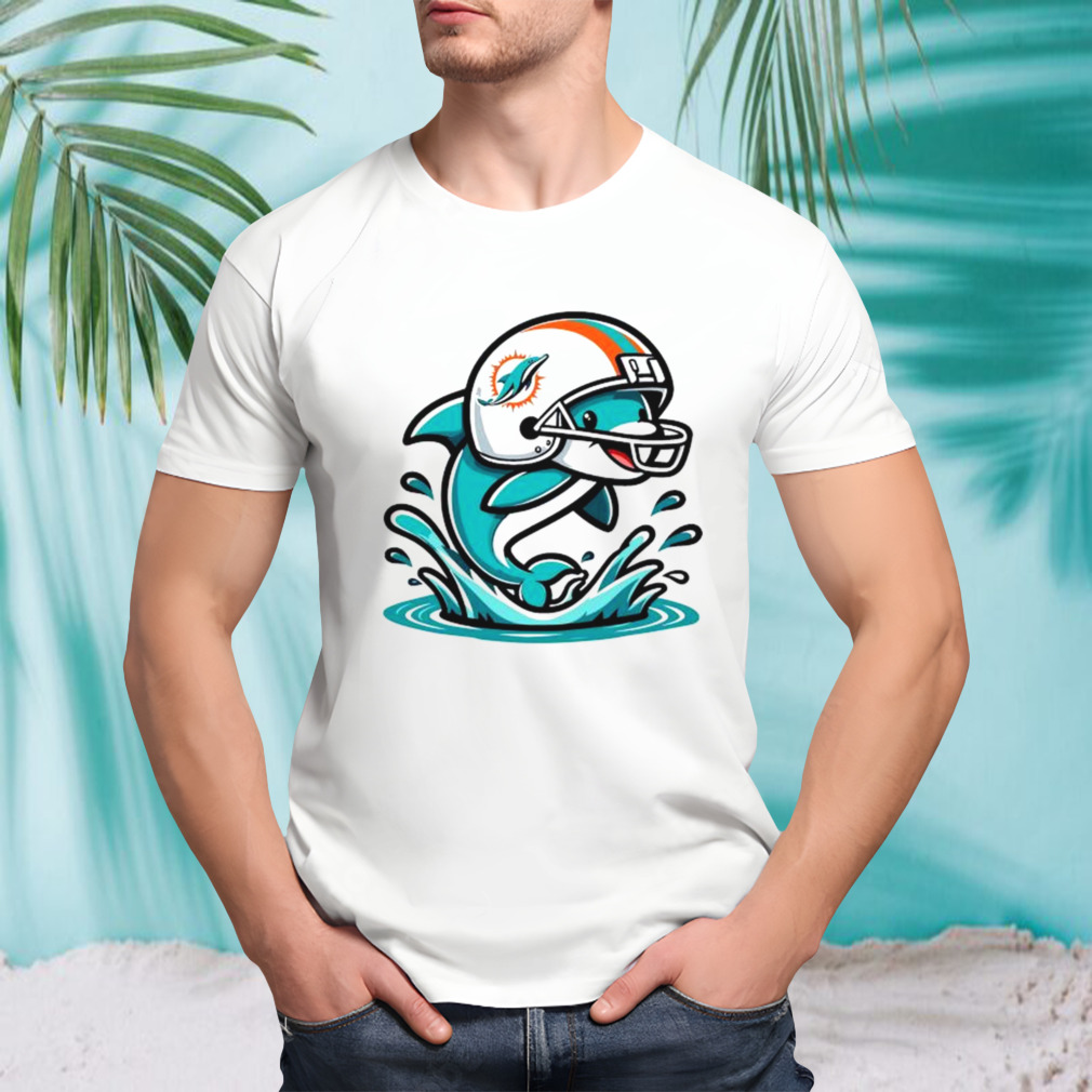 Miami Dolphins Helmet Ocean shirt