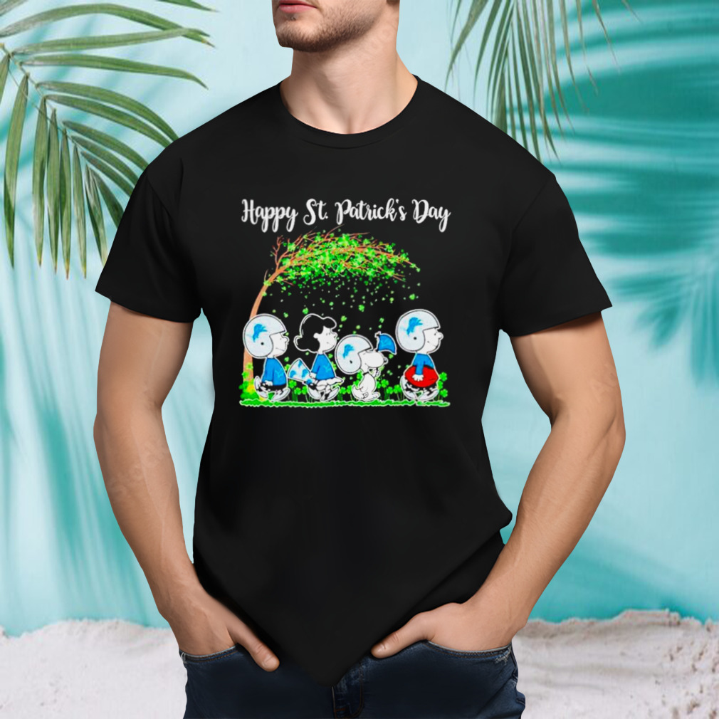 The Peanuts Detroit Lions Happy St.Patrick’s Day shirt