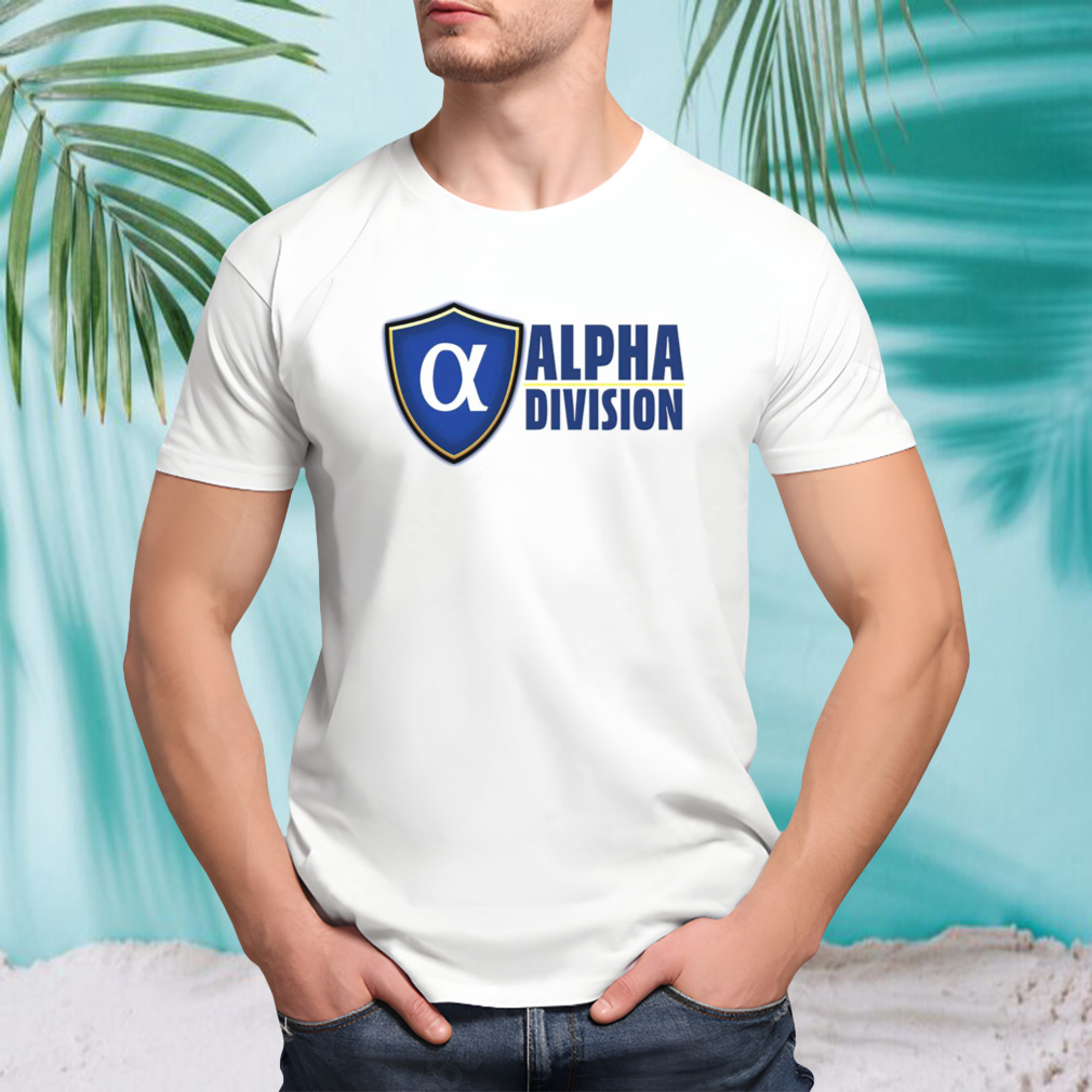 Alpha Division logo shirt