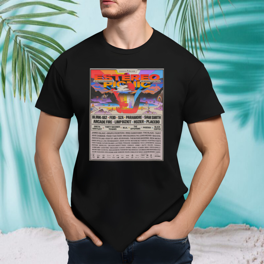 Estereo Picnic 2024 poster shirt