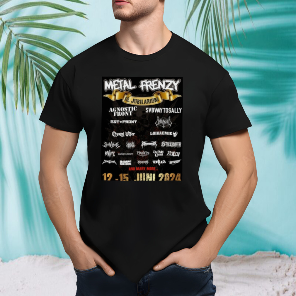 Metal Frenzy Open Air 2024 poster shirt