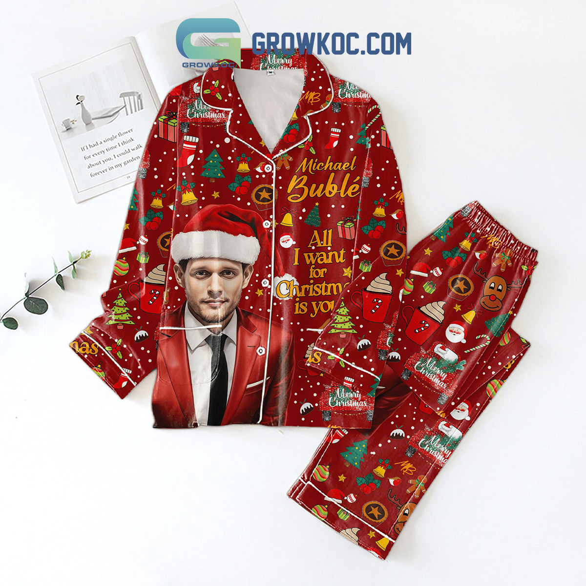 Michael Bubl All I Want For Christmas Is You Pajamas Set