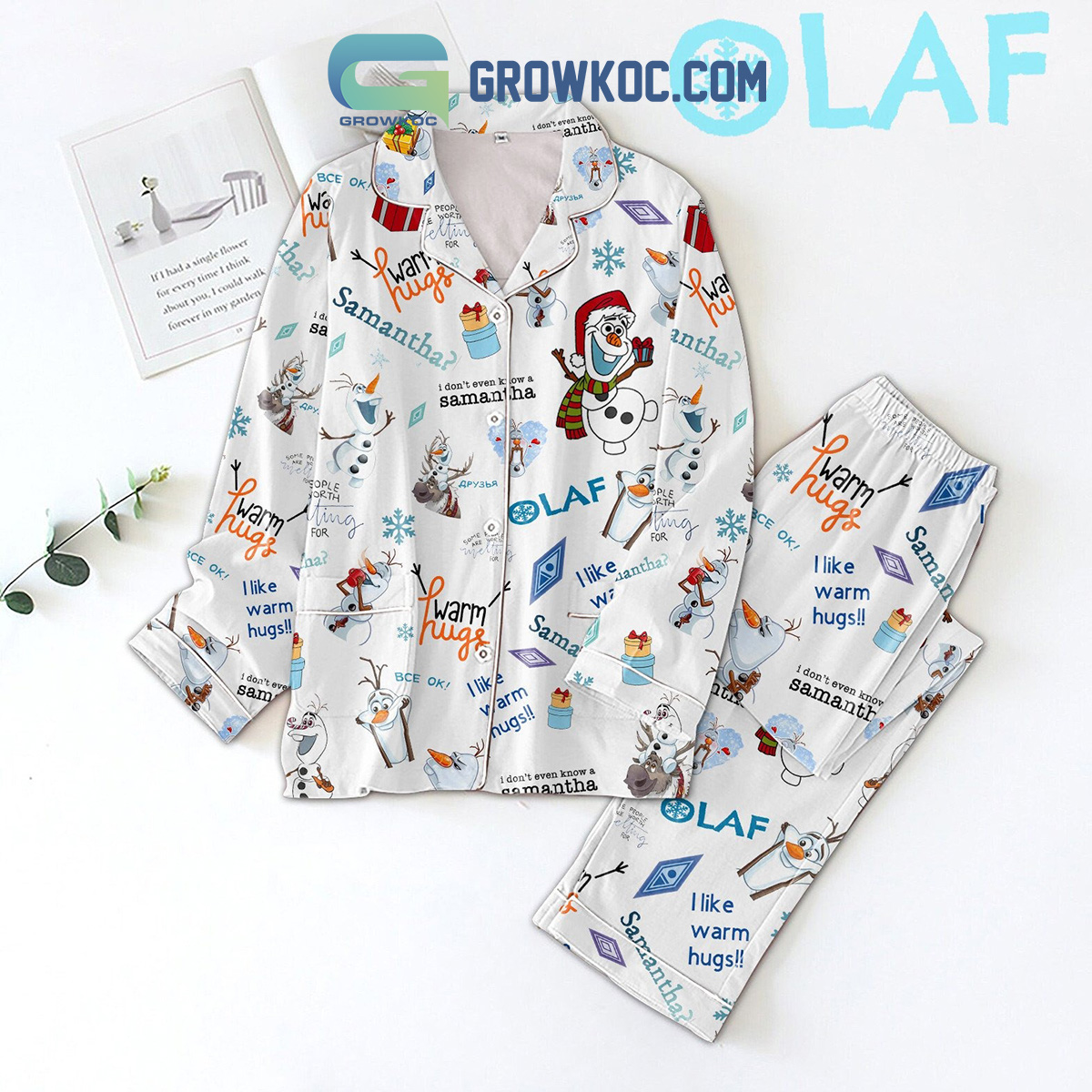 Olaf I Like A Warm Hugs Pajamas Set