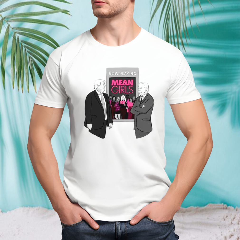Trump and Biden face to face new yorker cartoon shirt