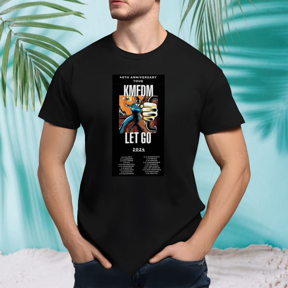 KMFDM Tour 2024 poster shirt