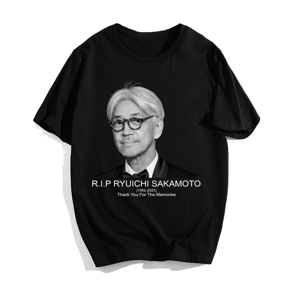 RIP Ryuichi Sakamoto 1952 - 2023 Thank You For The Memories T-Shirt