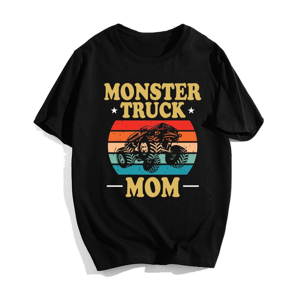 Retro Vintage Monster Truck Mom T-Shirt