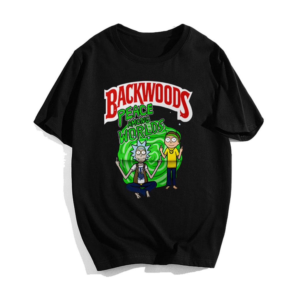 Rick And Morty Backwoods Peace Amongst The World T-Shirt