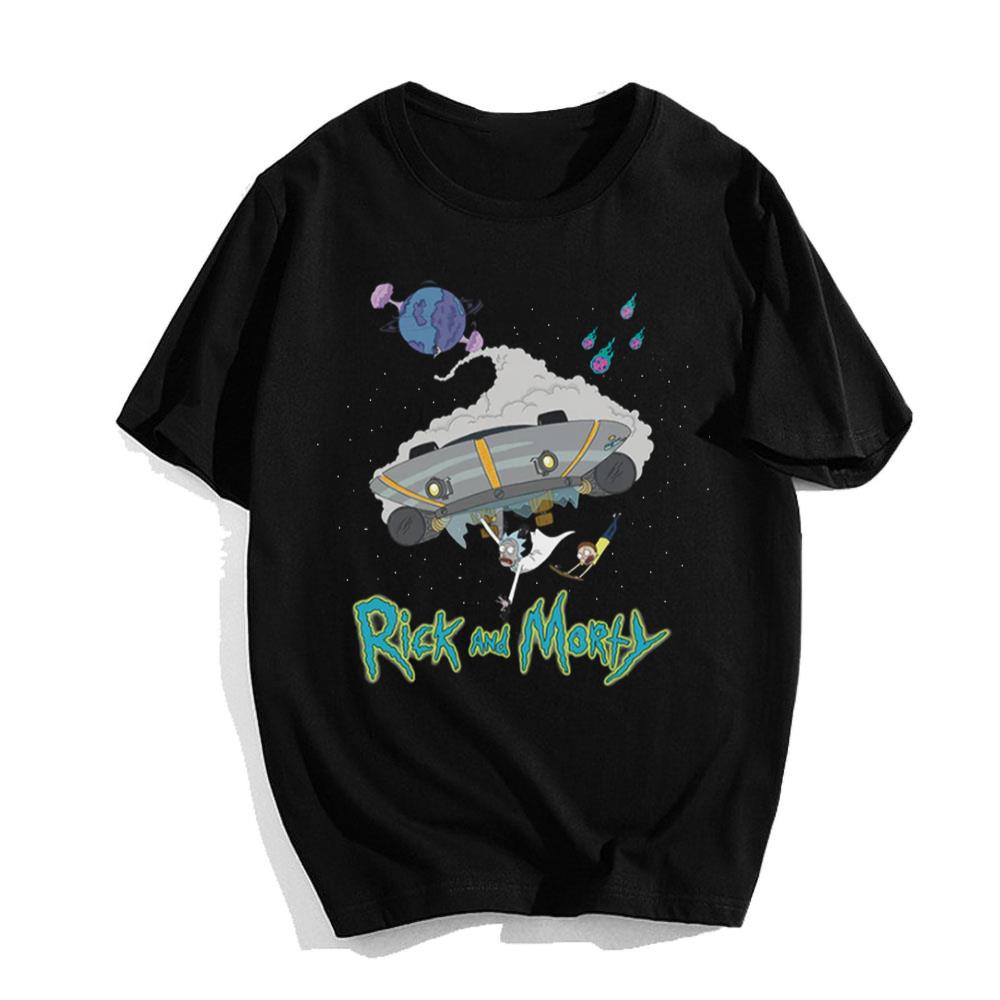 Rick and Morty Destroyed Planet T-Shirt