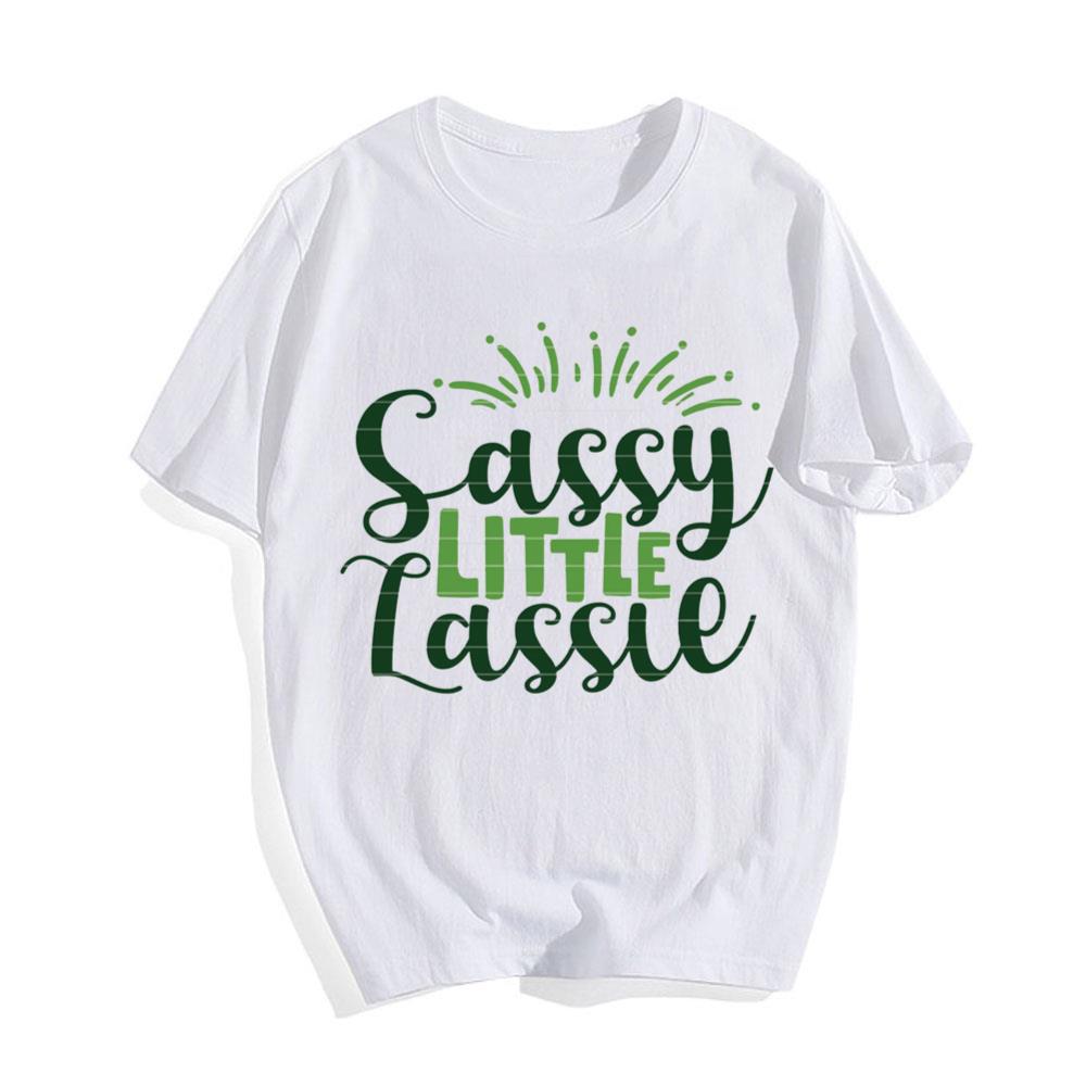 Sassy little Lassie St. Patrick_s Day T-Shirt