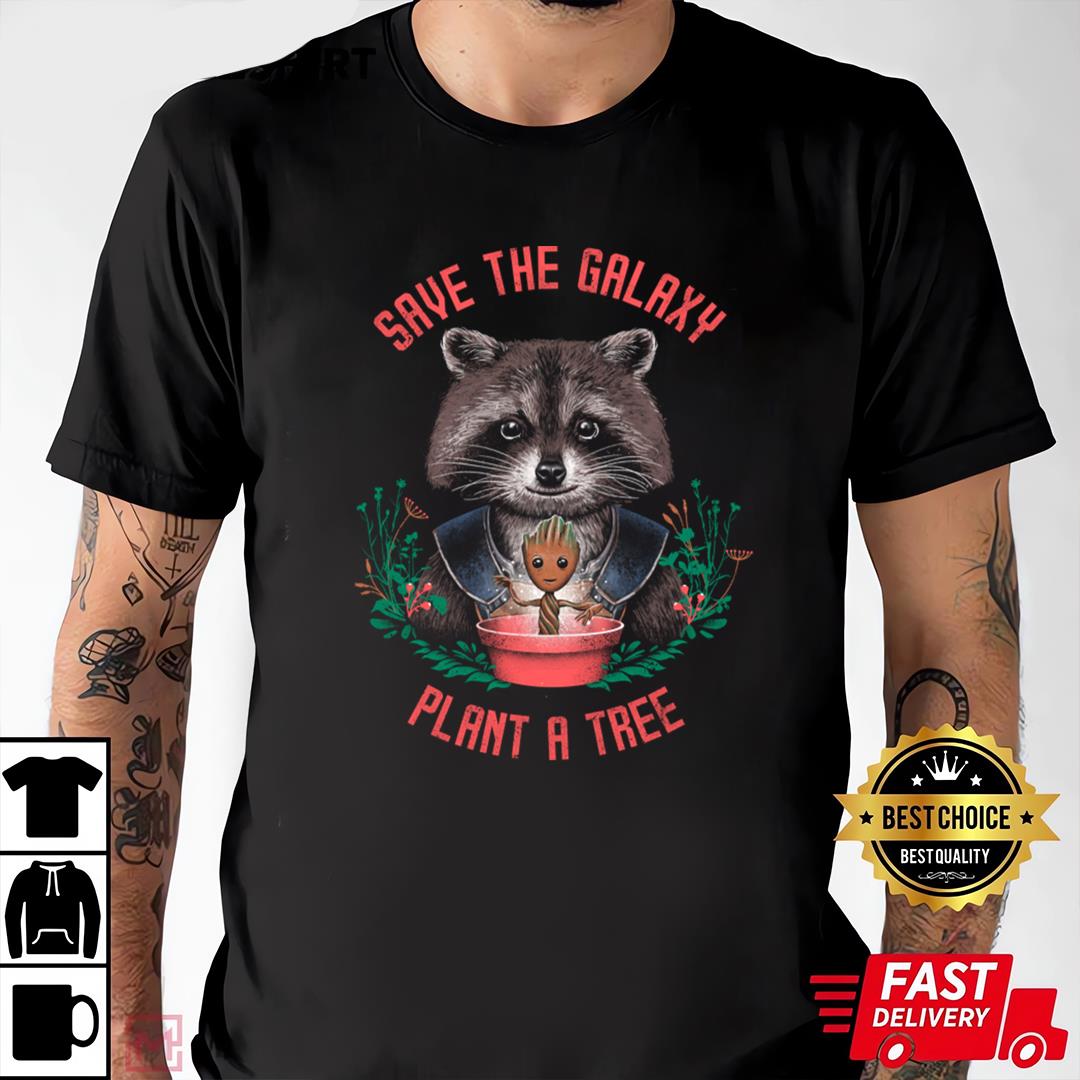 Save The Galaxy Guardians Of The Galaxy Rocket T-Shirt