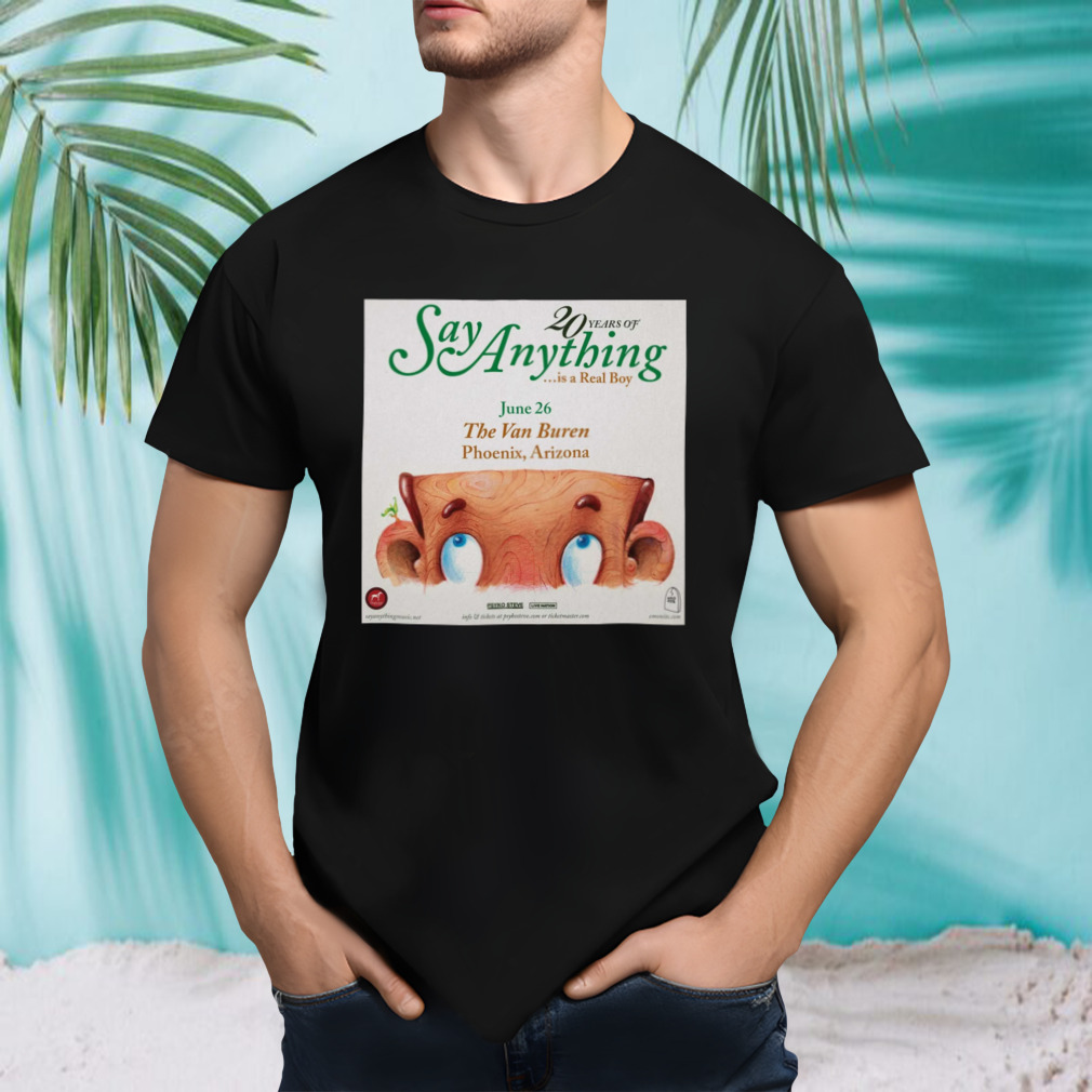 Say Anything Tour 2024 poster shirt