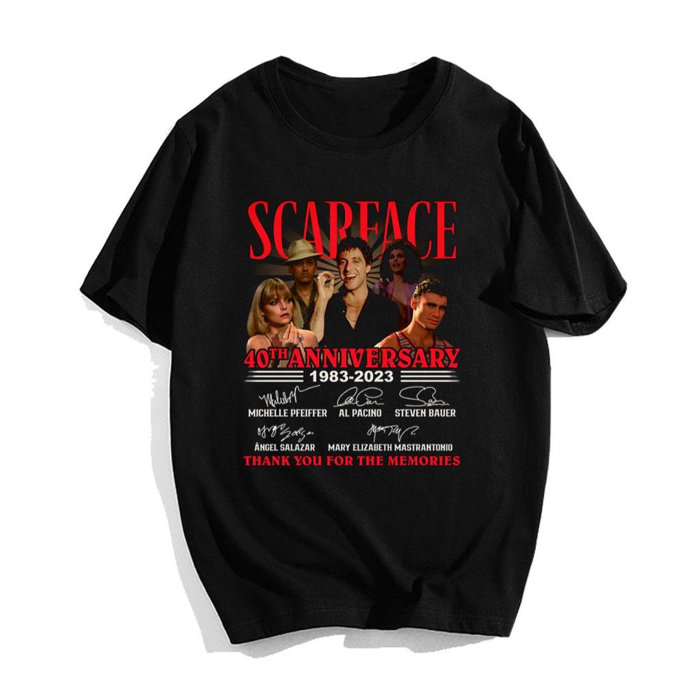 Scarface Shirt Vintage Scarface 30th Thank You For The Memories 1983-2023 T-Shirt