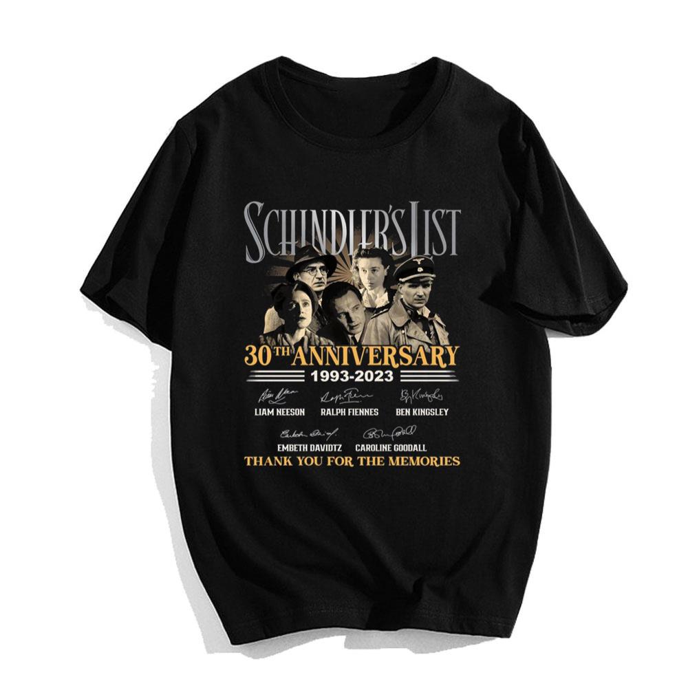 Schindler_s List 30th Anniversary Thank You For The Memories T-Shirt
