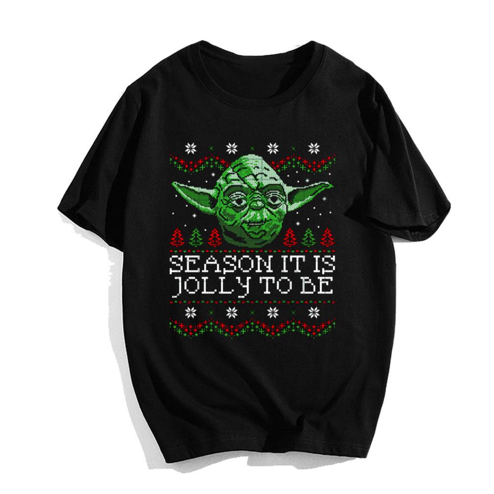 Season It Is Jolly To Be Yoda Star Wars Christmas T-Shirt