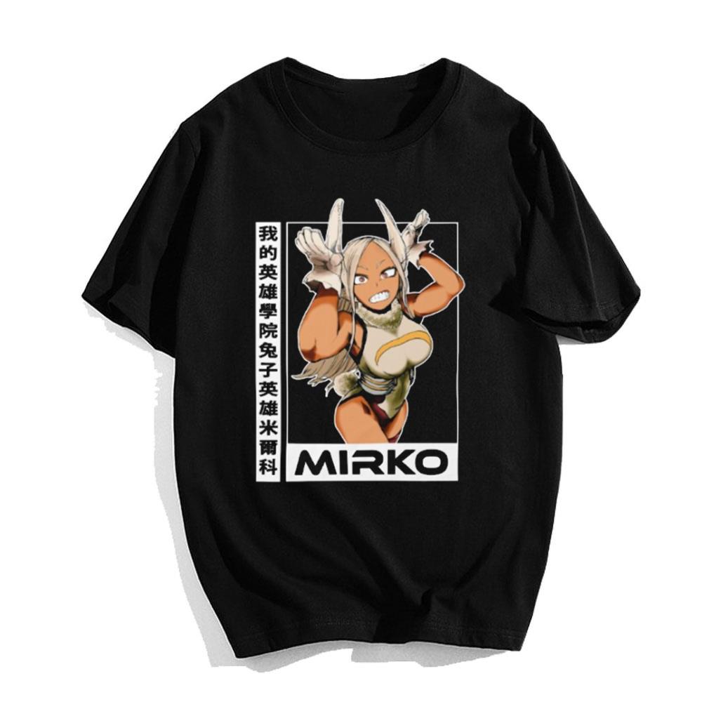 Sexy Anime My Hero Academia Rabbit Hero Mirko Unisex T-Shirt