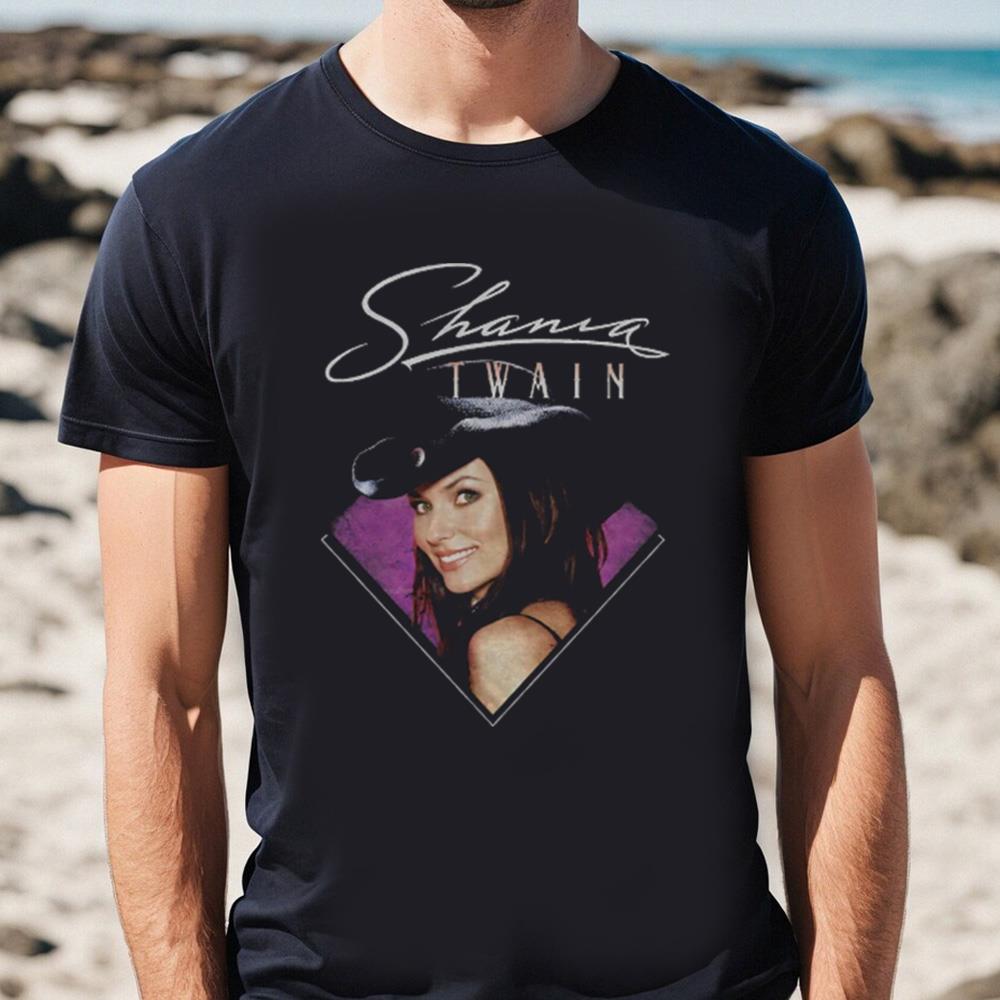 Shania Twain T-Shirt Black Unisex Official Design