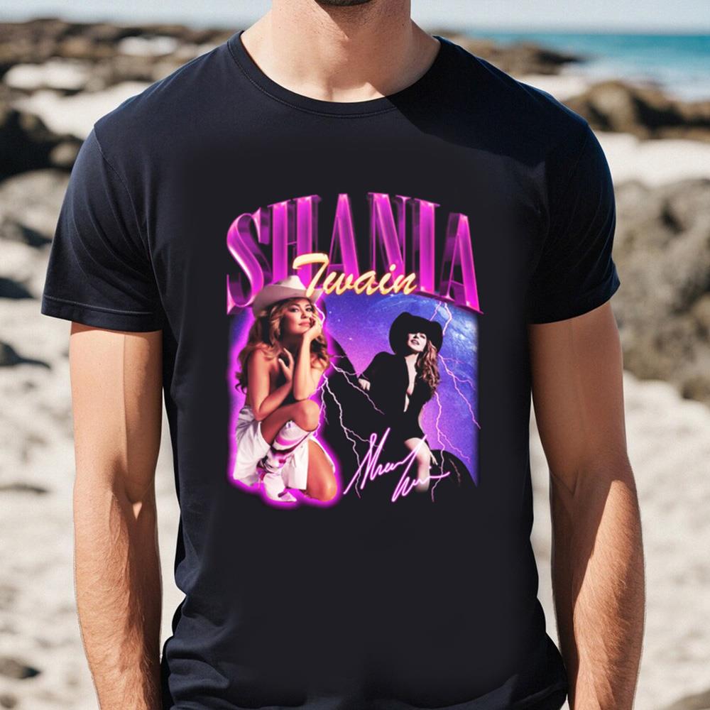 Shania Twain Tshirt, Clothing Shania Twain Vintage T-shirt, Shania Fans Gift For Men Women Unisex Tshirt