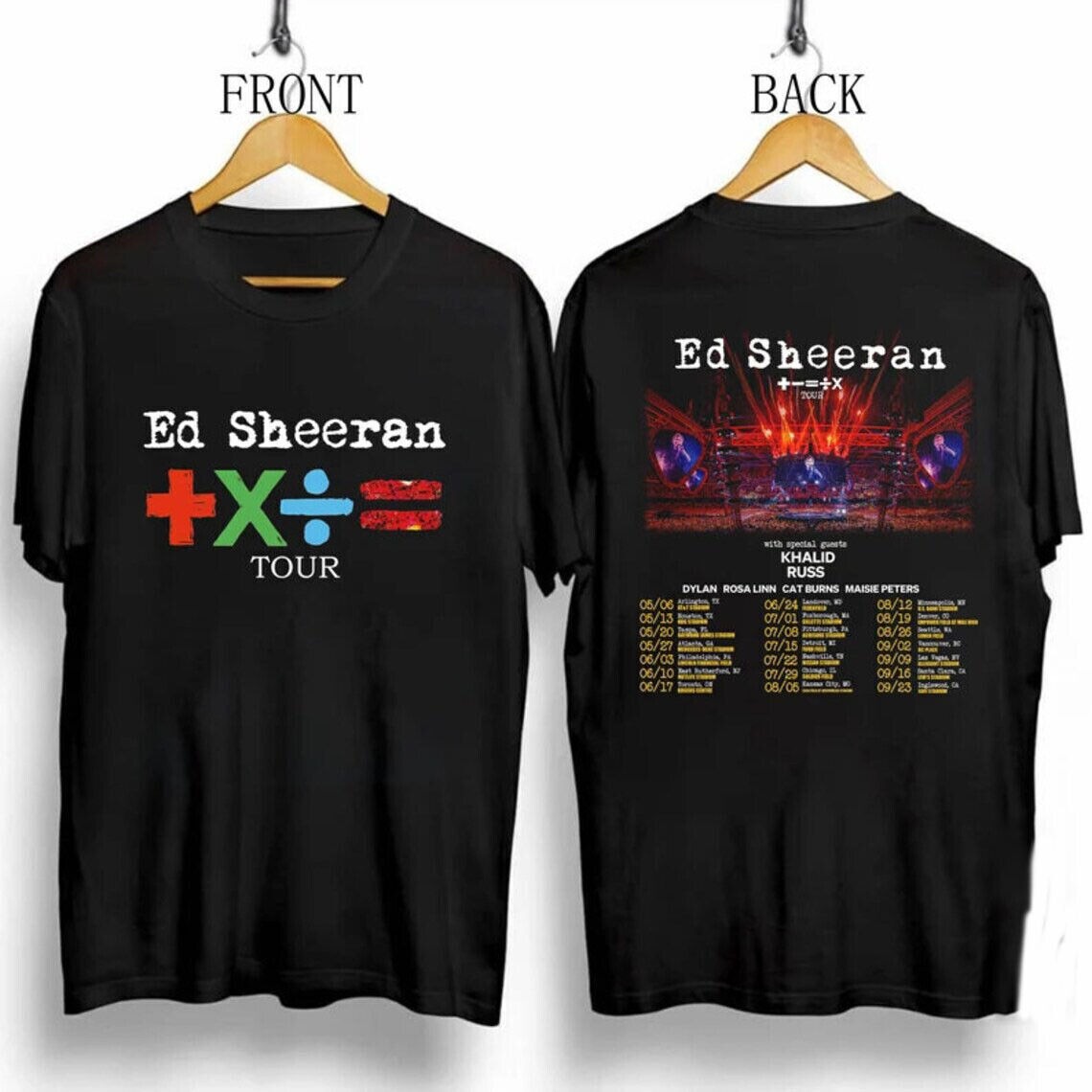 Sheeran Mathematics Tour Shirt, Ed Sheeran 2023 Tour T-Shirt, Ed Sheeran Merch
