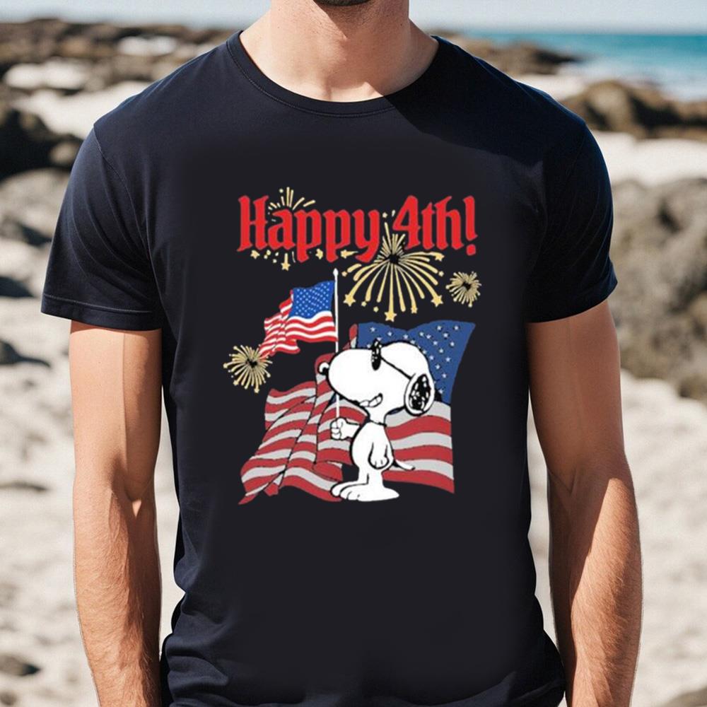 Snoopy Happy 4th Of July American Flag Shirt, Happy Freedom Day