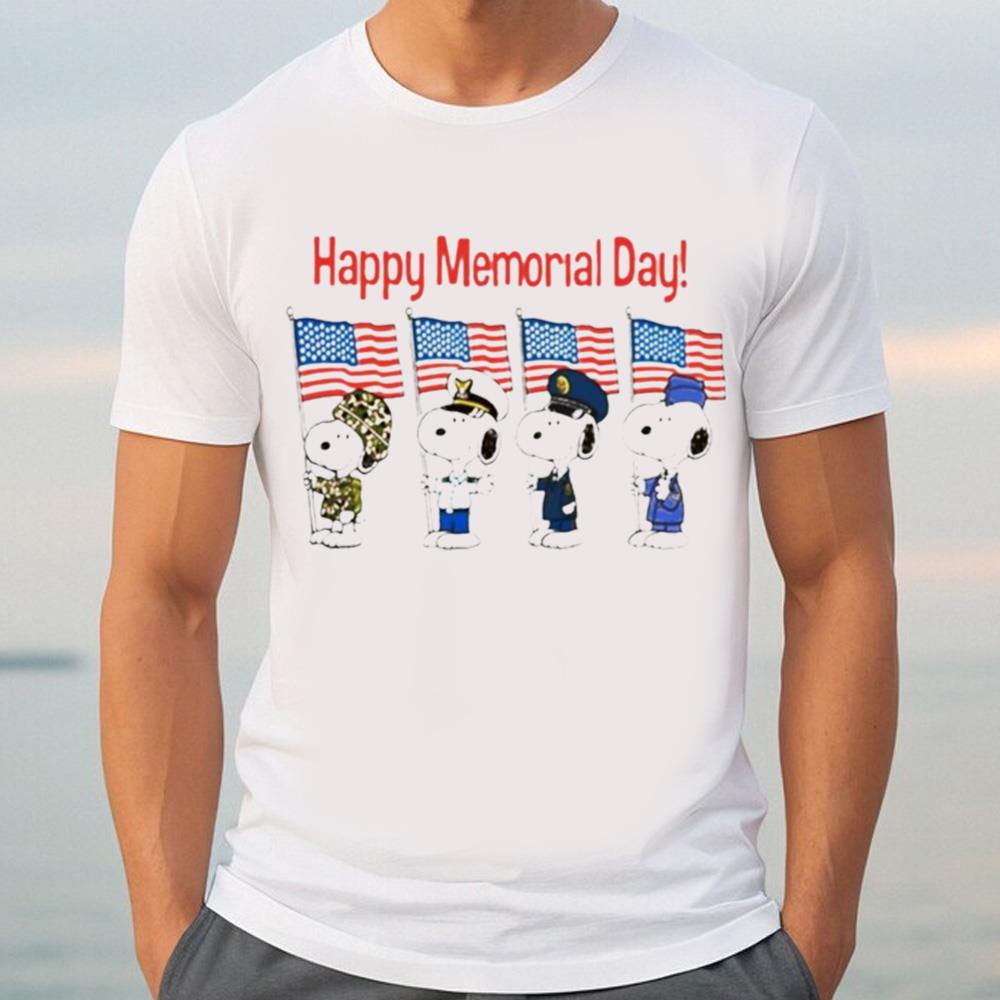 Snoopy Happy Memorial Day Shirt