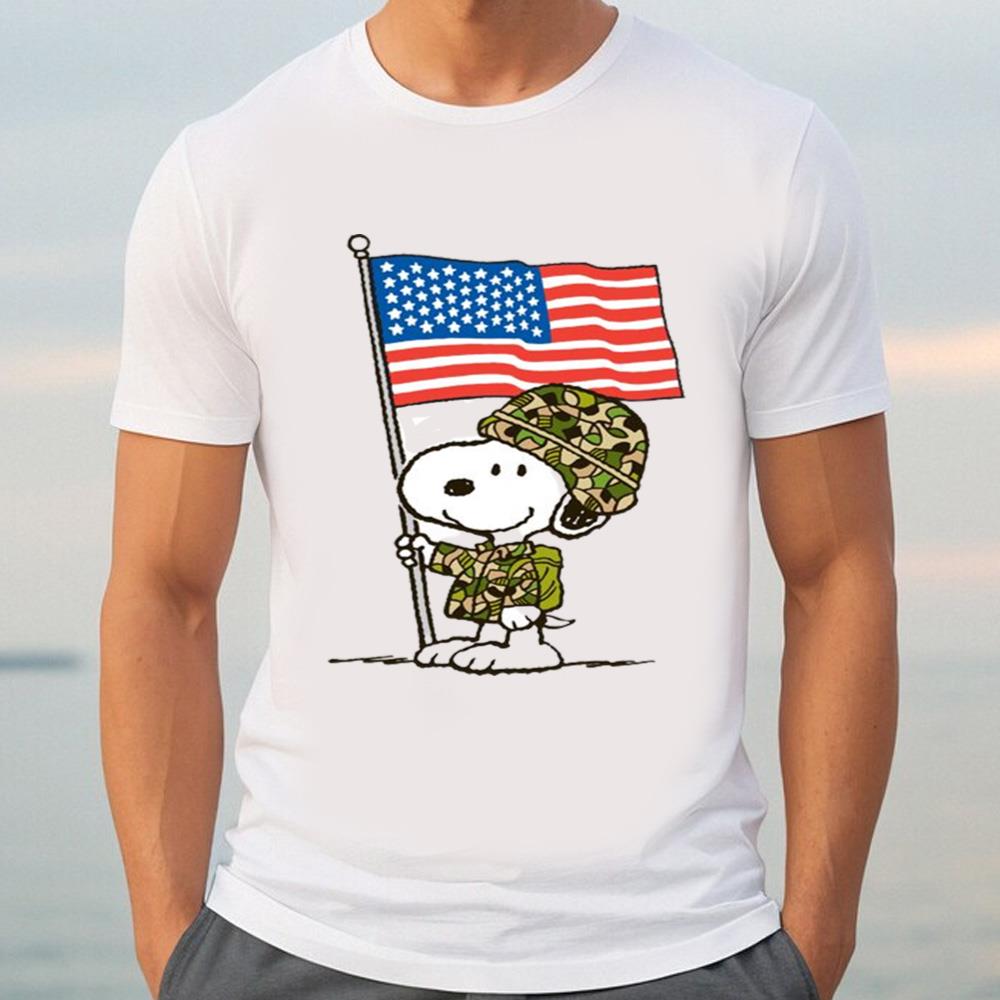 Snoopy Happy Memorial Day, Thank You For Your Service Shirt