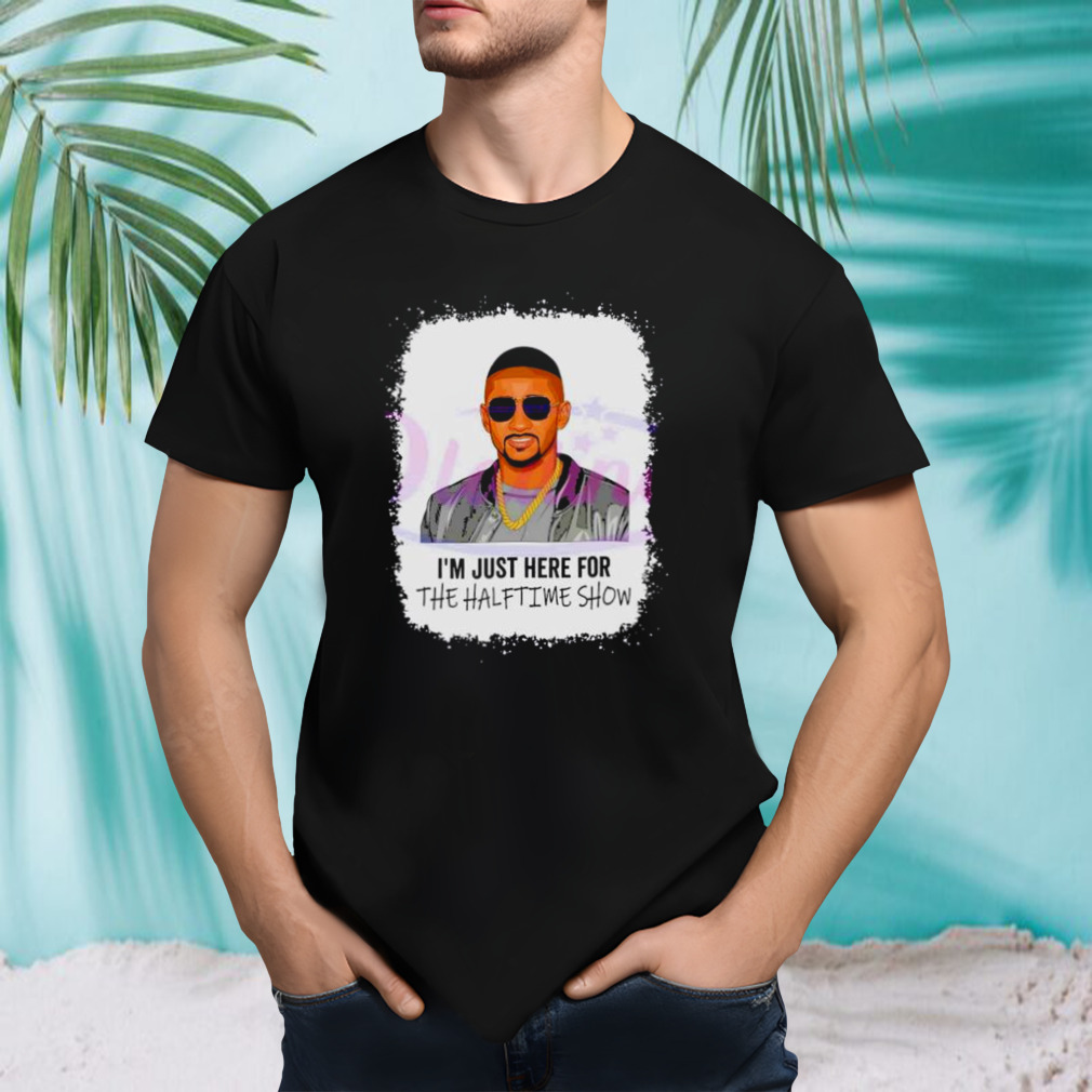 Super Cool Image Im Just Here For The Halftime Usher Show Tour 2024 shirt