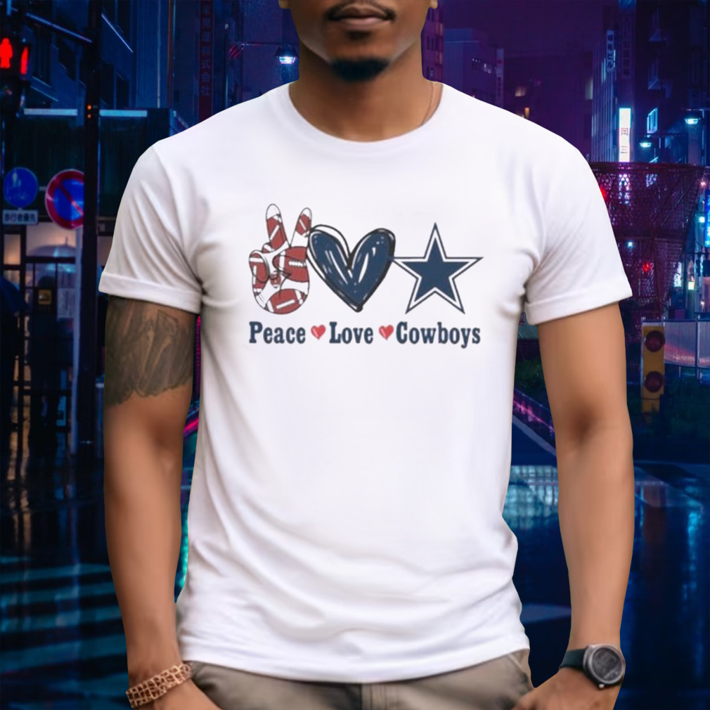 Peace Love Dallas Cowboys 2024 T-shirt