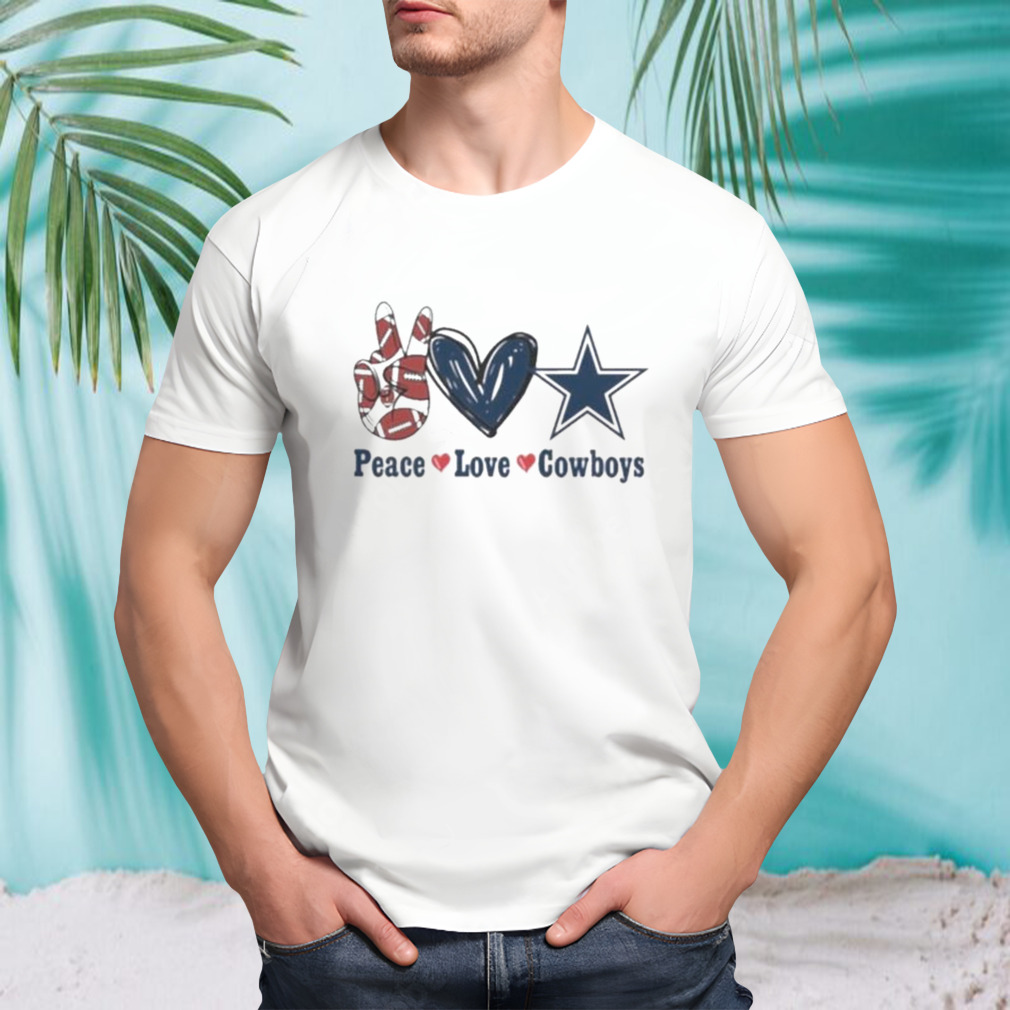 Peace Love Dallas Cowboys 2024 T-shirt