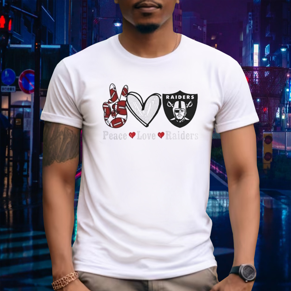 Peace Love Las Vegas Raiders 2024 T-shirt