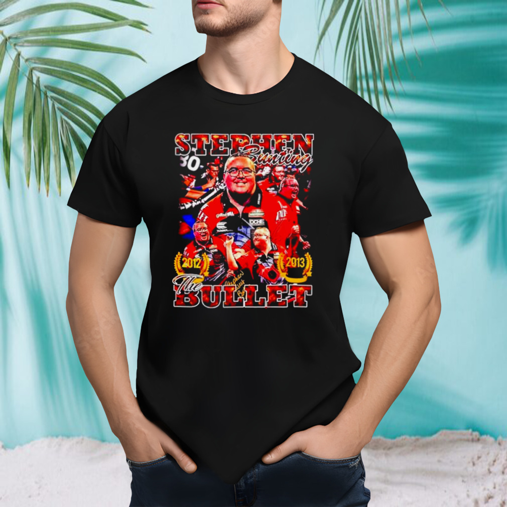Stephen Bunting the bullet shirt